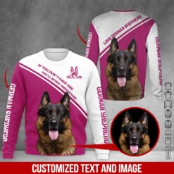 Custom Text and Image German Shepherd 3D Hoodie - photo 4