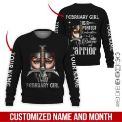 February Girl 3D Hoodie - photo 4