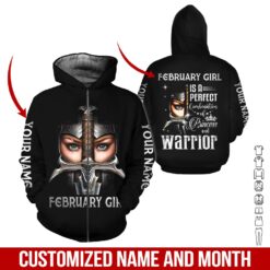 February Girl 3D Hoodie - photo 6