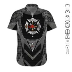Firefighter Armor Style 3D Hoodie - photo 3