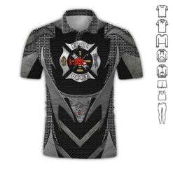 Firefighter Armor Style 3D Hoodie - photo 2