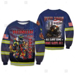 Firefighter Never Forget 3D Hoodie - photo 4