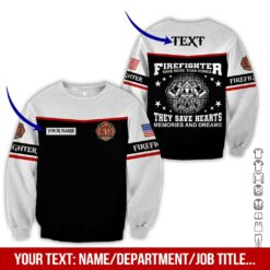 Love Firefighter 3D Hoodie - photo 4