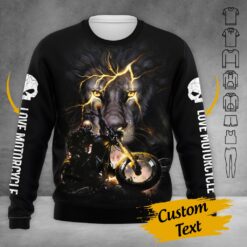 Love Motorbike 3D Hoodie - photo 4