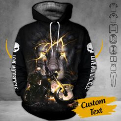 Love Motorbike 3D Hoodie - photo 5