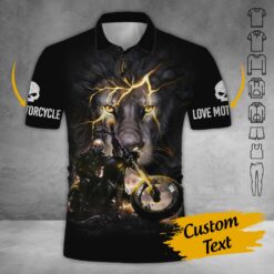 Love Motorbike 3D Hoodie - photo 2