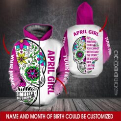 Name and Month Custom 3D Hoodie - photo 6