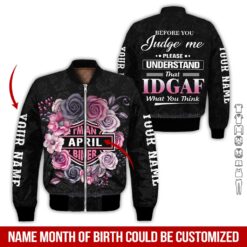 Name and Month Custom Hoodie - photo 9