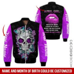 Name and Month Custom Girl 3D Hoodie - photo 9