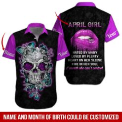 Name and Month Custom Girl 3D Hoodie - photo 3
