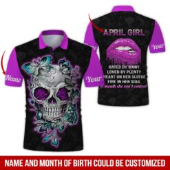 Name and Month Custom Girl 3D Hoodie - photo 2
