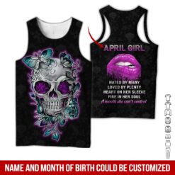 Name and Month Custom Girl 3D Hoodie - photo 8