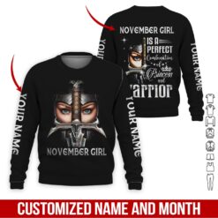 November Girl 3D Hoodie - photo 4