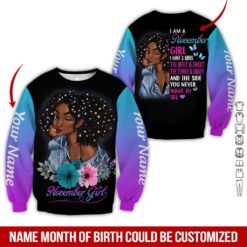 November Girl 3D Hoodie - photo 4