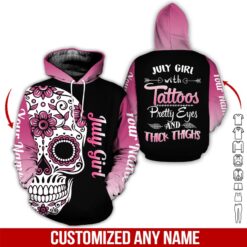 Custom July Girl 3D Hoodie - photo 5