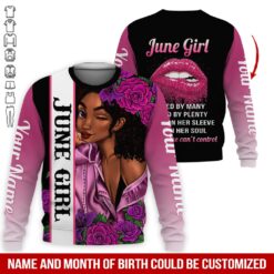 Custom June Girl 3D Hoodie - photo 4