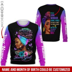 Custom June Girl 3D Hoodie - photo 4