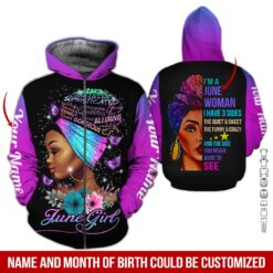 Custom June Girl 3D Hoodie - photo 6