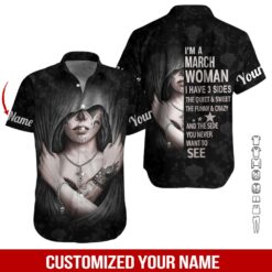 Custom March Girl 3D Hoodie - photo 3