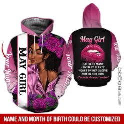 Custom May Girl 3D Hoodie - photo 5