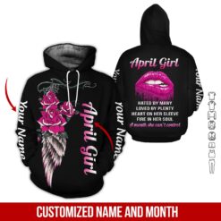 Custom April Girl 3D Hoodie - photo 5