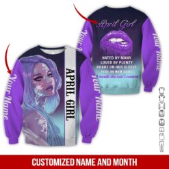 Custom April Girl 3D Hoodie - photo 4