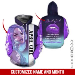 Custom April Girl 3D Hoodie - photo 5