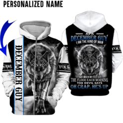 Custom December Guy 3D Hoodie - photo 5