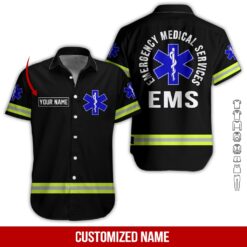 Custom EMS Black 3D Hoodie - photo 3