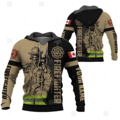 Custom Firefighter 3D Hoodie - photo 3