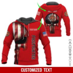 Custom Firefighter 3D Hoodie - photo 5