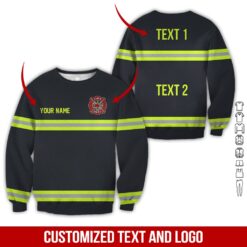 Custom Firefighter 3D Hoodie - photo 4