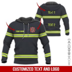 Custom Firefighter 3D Hoodie - photo 5