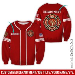 Custom Firefighter 3D Hoodie - photo 4