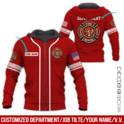 Custom Firefighter 3D Hoodie - photo 6