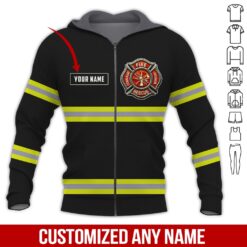 Custom Firefighter 3D Hoodie - photo 6