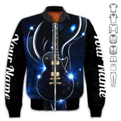 Custom Love Guitar 3D Hoodie - photo 9