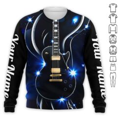 Custom Love Guitar 3D Hoodie - photo 4