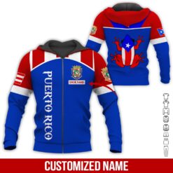 Custom Puerto Rico 3D Hoodie - photo 6