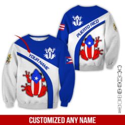 Custom Puerto Rico 3D Hoodie - photo 4