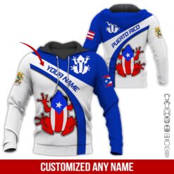 Custom Puerto Rico 3D Hoodie - photo 5