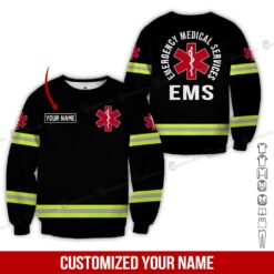 Custom Red EMS Hoodie - photo 4