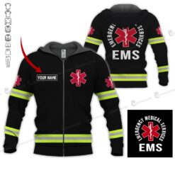 Custom Red EMS Hoodie - photo 5