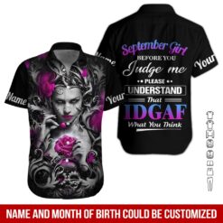 Custom September Girl 3D Hoodie - photo 3