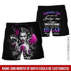 Custom September Girl 3D Hoodie - photo 7