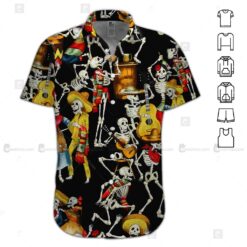 Skeleton Guitar 3D Hoodie - photo 3