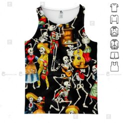 Skeleton Guitar 3D Hoodie - photo 8