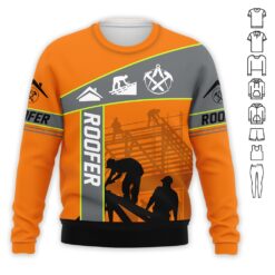 The Roofer Man Green 3D Hoodie - photo 4