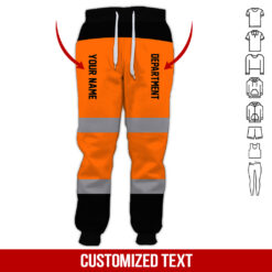 Personalized Orange 3D All Over Printed Work Shirt - photo 24