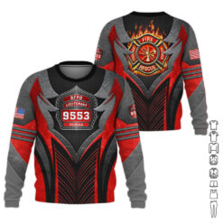 Firefighter Armor Style Hoodie - photo 12